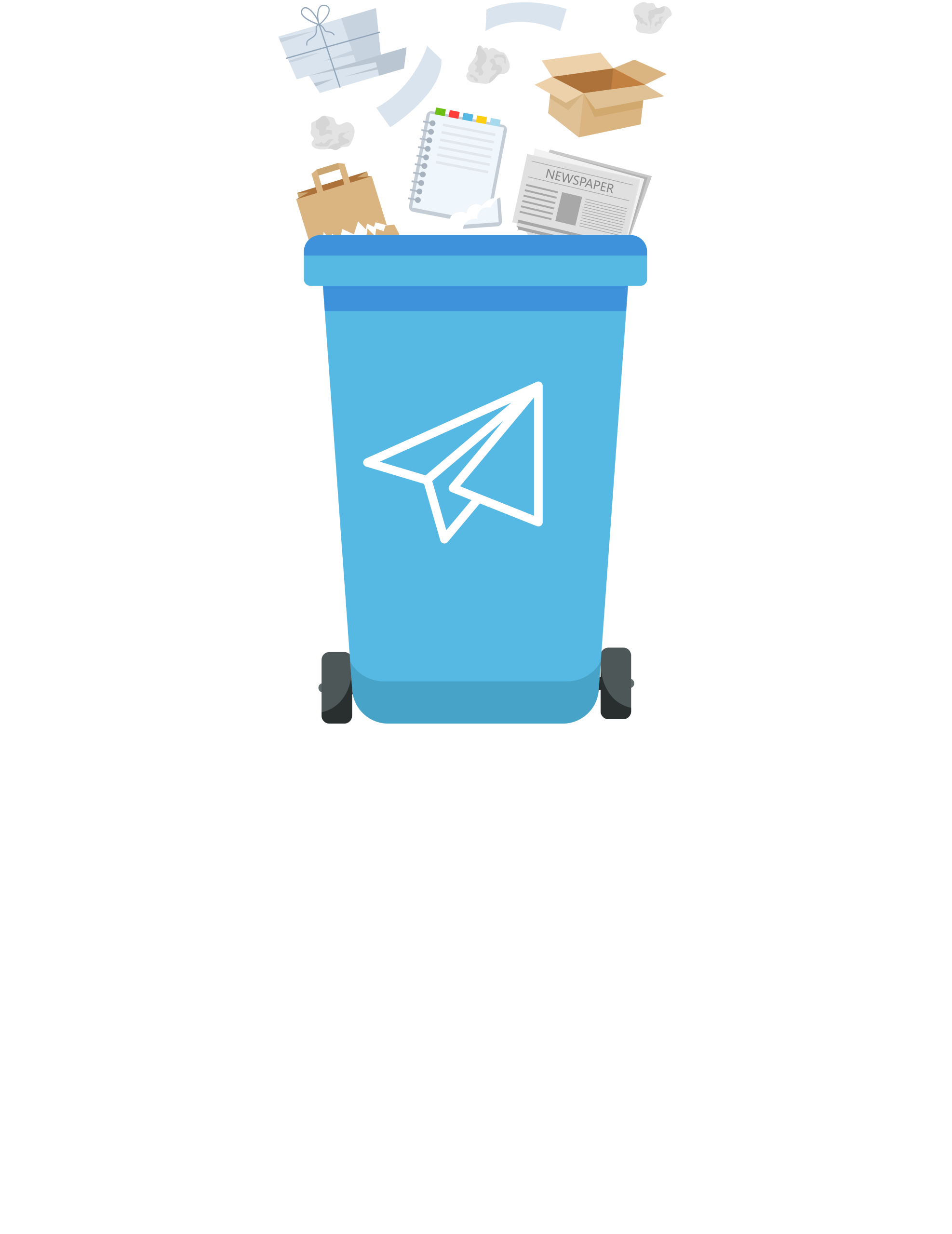 Cost-effective waste-free paper recycling bin services for commercial operations.