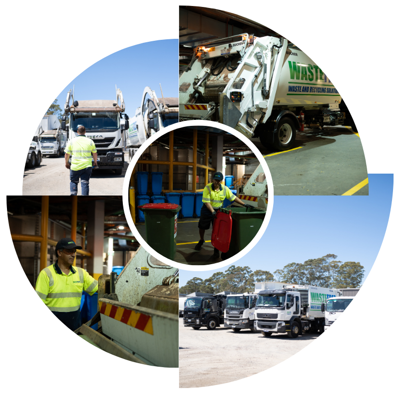 Wastefree team and fleet operations showcasing client satisfaction and reliable industrial waste collection services in Australia