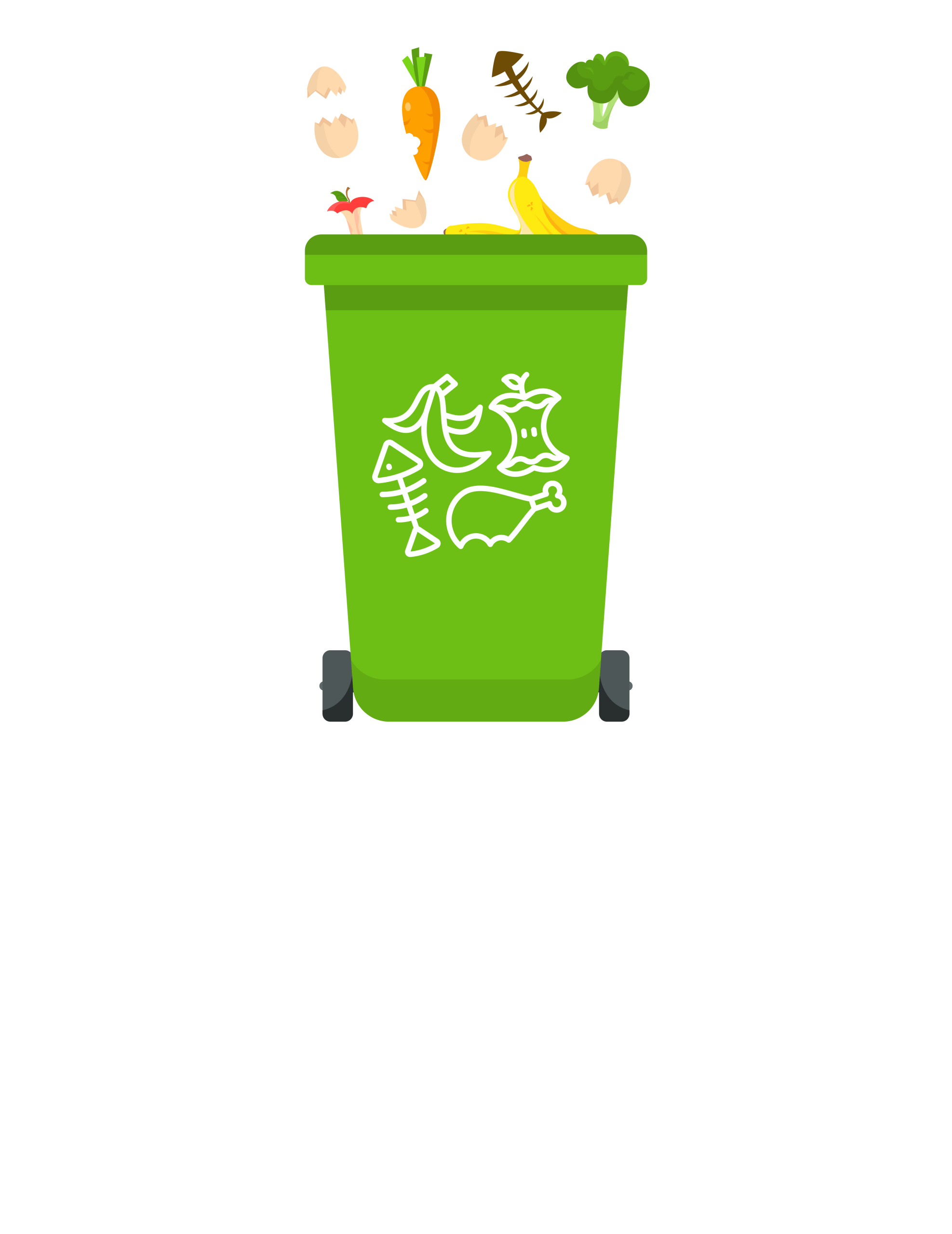 Sustainable waste-free organics collection services supporting environmentally responsible disposal.
