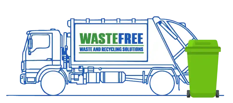 wastefree-commercial-food-waste-recycling-collection Wastefree organics collection truck graphic supporting commercial food waste recycling
