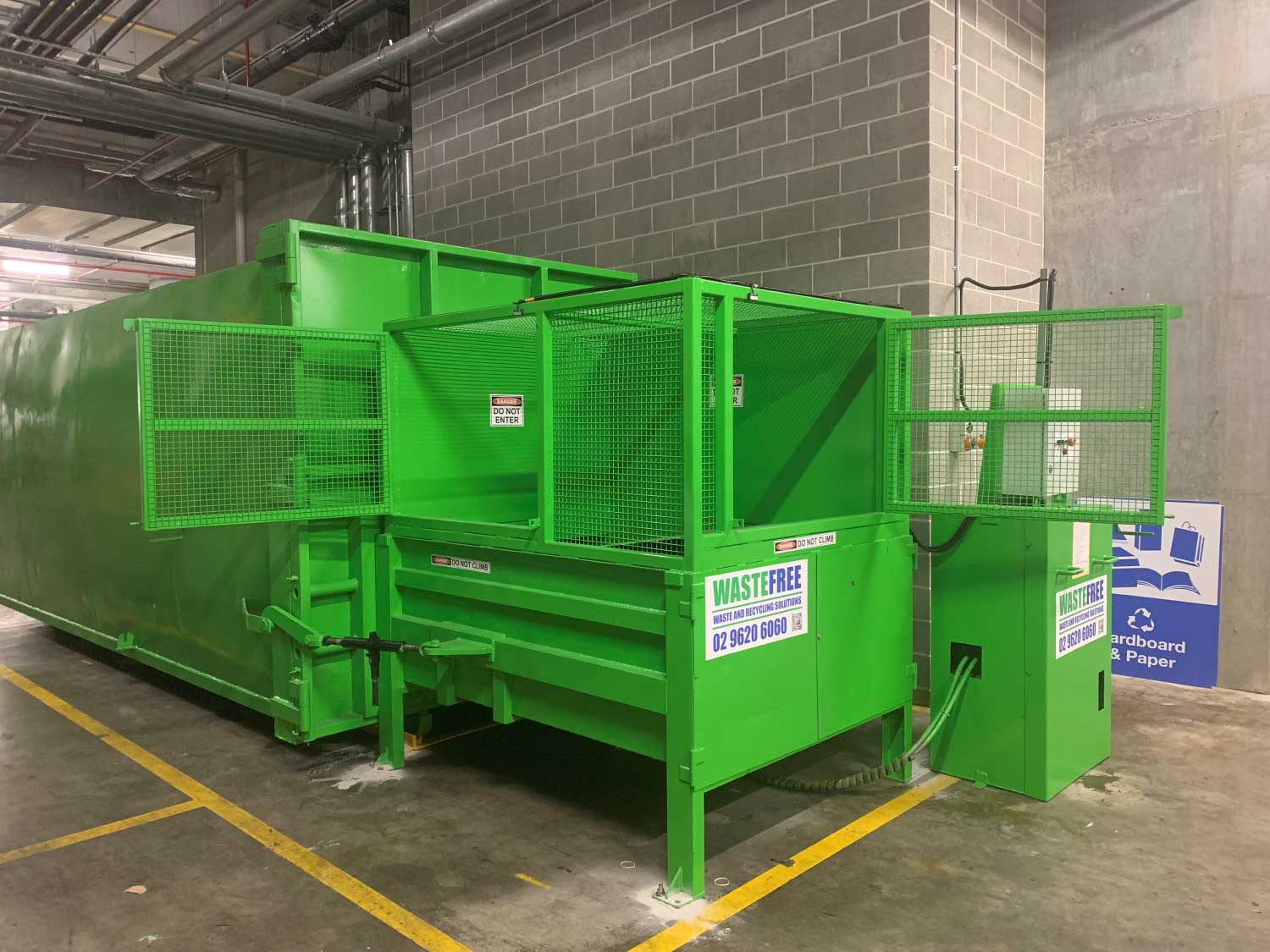 Wastefree Hard Rubbish Hook Lift Bulk Bin NSW Bulk hook lift bin used for hard rubbish and high-volume waste collection